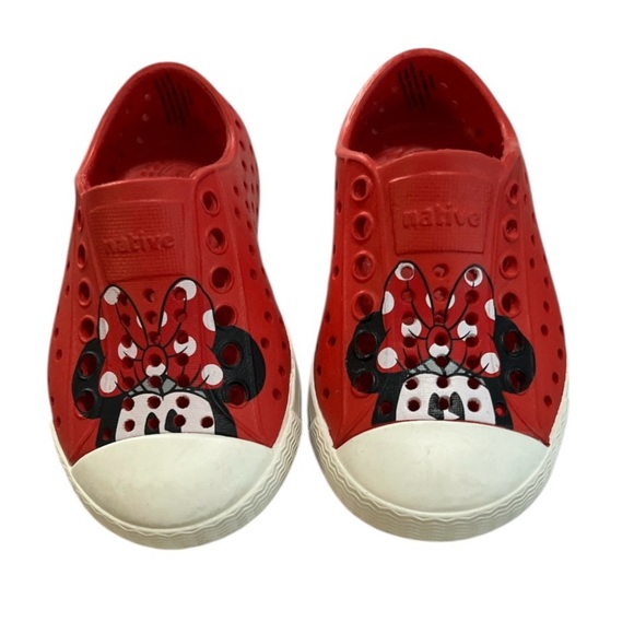 Native Kids Red Slip-On Shoes - Picture 4 of 4